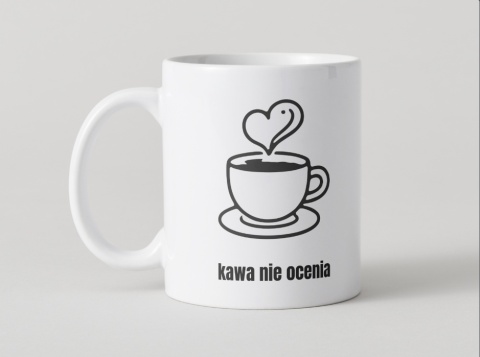 Kubek Kawa nie ocenia, kawa rozumie