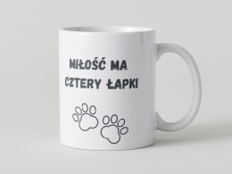Kubek Miłość ma 4 łapki