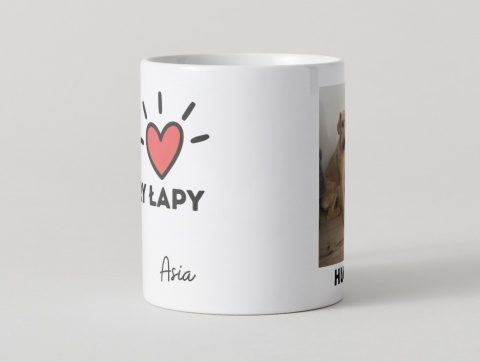 Kubek Moje serce ma 4 łapy