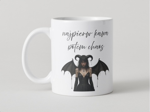 Kubek Najpierw kawa, potem chaos