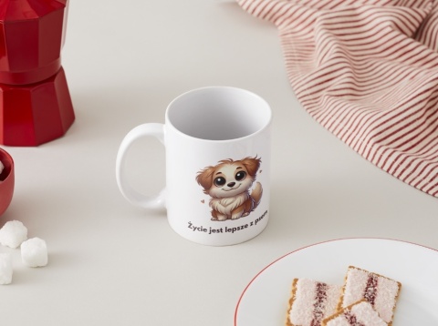 Kubek Życie jest lepsze z psem